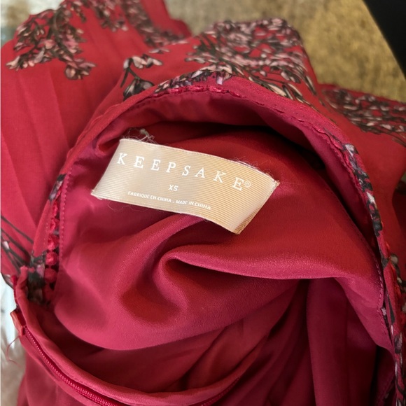 KEEPSAKE THE LABEL | Printed V neck Romper floral in red | size xs - Picture 6 of 9